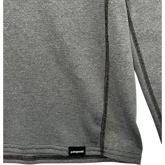 Patagonia Half Zip Mens Medium Gray Capilene Thermal Weight Base Layer Pullover - Picture 4 of 15